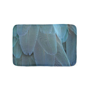 Blue Feather Badematte