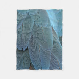 Blue Feather Fleecedecke