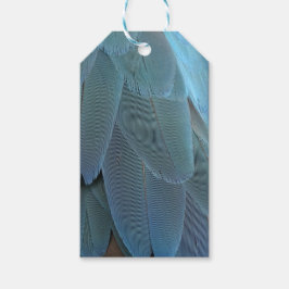 Blue Feather Geschenkanhänger
