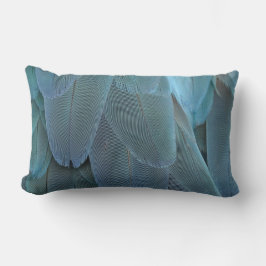 Blue Feather Lendenkissen