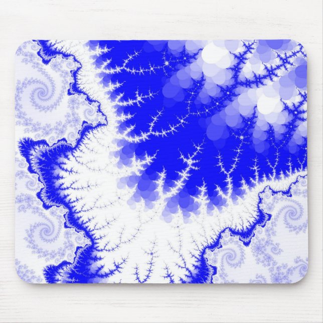 Blue Feathered Star Mousepad (Vorne)