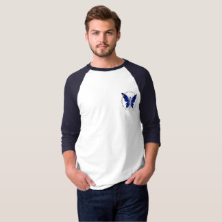 Blue Fee Herren Grundlegende 3/4-Ärmel-Ragan-T - S T-Shirt