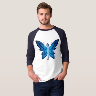 Blue Fee Herren Grundlegende 3/4-Ärmel-Ragan-T - S T-Shirt