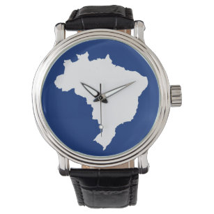 Blue Festive Brasilien Armbanduhr