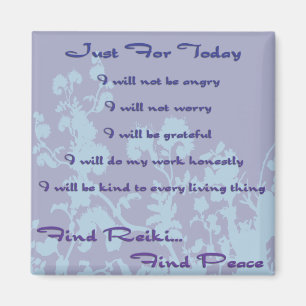 Blue Find Reiki Magnet