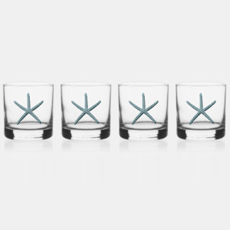 Blue Finger Starfish Whiskyglas
