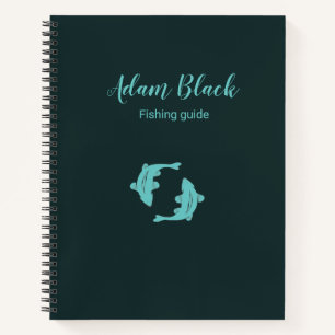 Blue Fish Guide Notizbuch