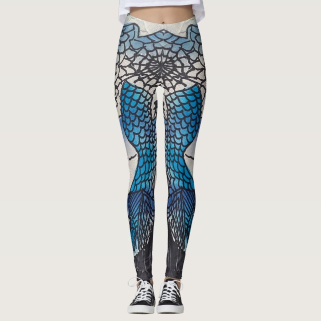 Blue Fish Leggings (Vorderseite)