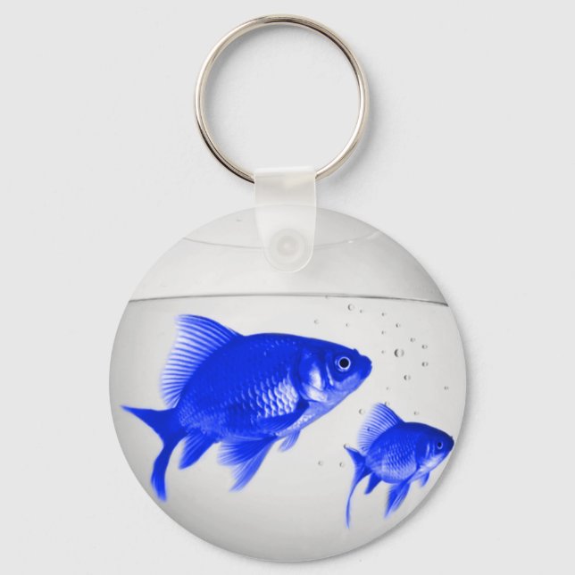 Blue Fishies Schlüsselanhänger (Vorderseite)