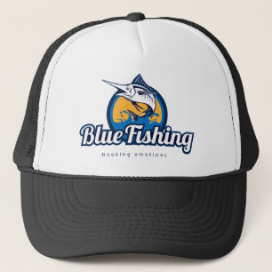 Blue Fishing Truckerkappe
