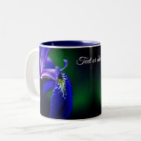 Blue Flag Iris Blume Personalisiert