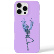 Blue Flames Ballerina Tanz Skelettdesign