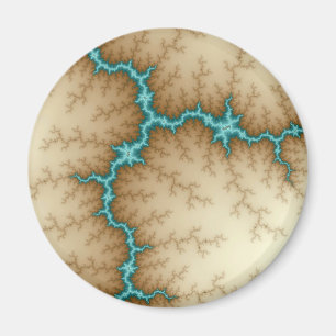 Blue Flash - Fraktal Magnet