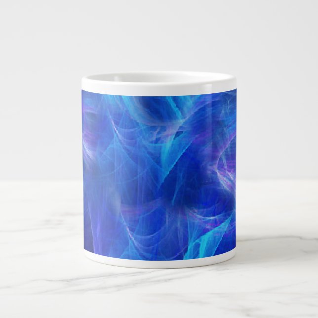 Blue Flash-Tasse Jumbo-Tasse (Vorderseite)