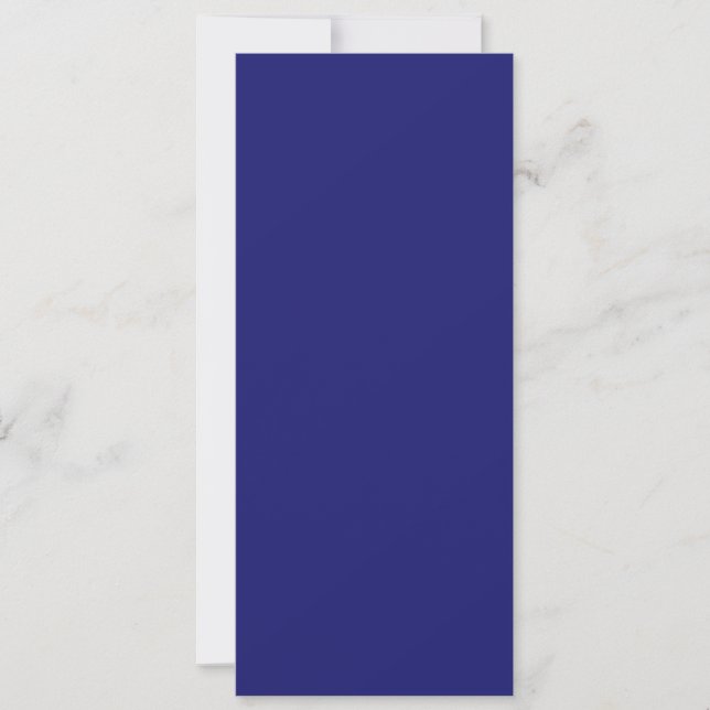 Blue Flat Card Mitternacht (Vorderseite)