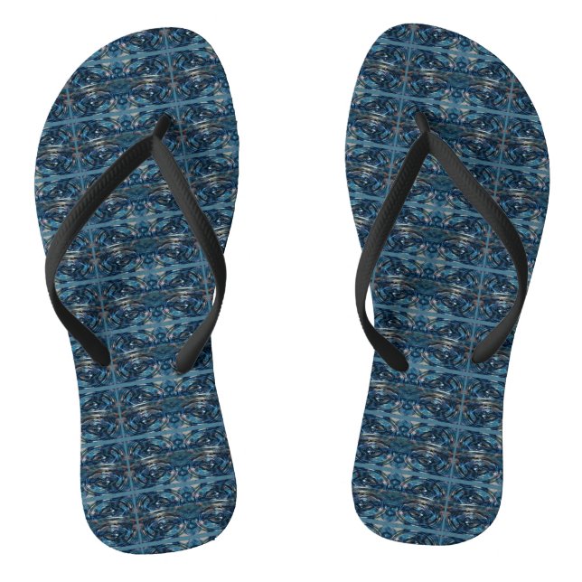 Blue Flip Flops von Poet Adiela Akoo (Fußbett)