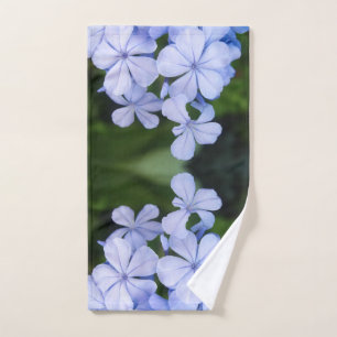 Blue Floral Bokeh Handtuch
