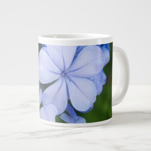 Blue Floral Bokeh Jumbo-Tasse