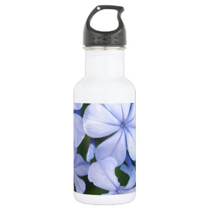 Blue Floral Bokeh Trinkflasche