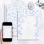 Blue Floral Botanical 60. Geburtstag Einladung<br><div class="desc">Feiern Sie den Meilenstein des 60. Stils mit diesen zauberhaften französischen Blauen Flora Botanischen 60. Geburtstagseinladungen. Die perfekte Kombination aus Klassik und Moderne verwandelt Ihre Veranstaltung in ein unvergessliches Erlebnis. Diese wunderschönen Karten mit einer zarten französischen Aquarell-Blume, die die Augen entzückt, lasse Ihren Gästen zu wissen, dass sie sich für...</div>