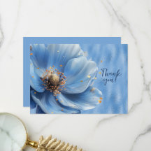 Blue Floral erweitert auf Shiny Blue Vielen Dank