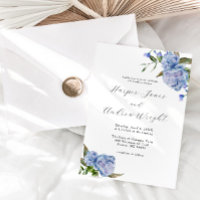 Blue Floral Garden Wedding
