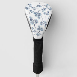 Blue Floral Golf Head Cover Headcover