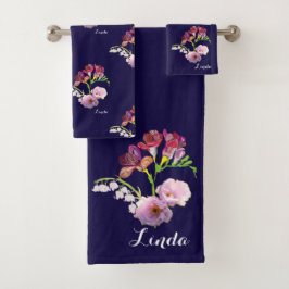 Blue Floral Mother's Day Bath Set