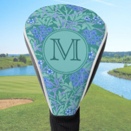 Blue Floral William Morris Custom ErstDamen Golf Headcover