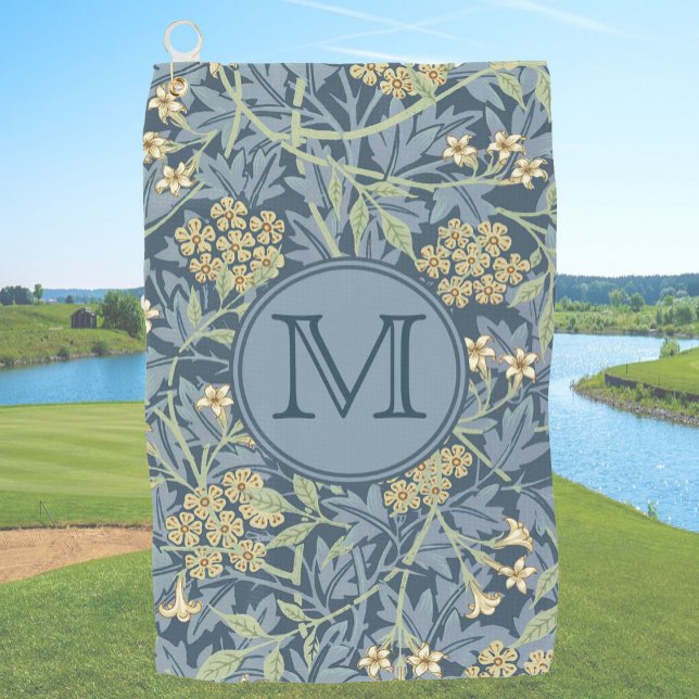 Blue Floral William Morris Custom ErstDamen Golfhandtuch (Von Creator hochgeladen)