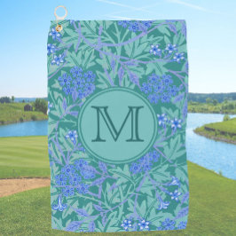 Blue Floral William Morris Custom ErstDamen Golfhandtuch
