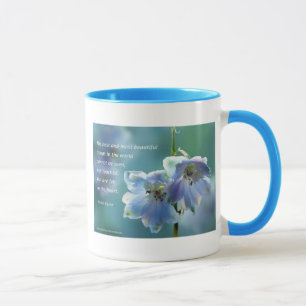 Blue flowers mug tasse