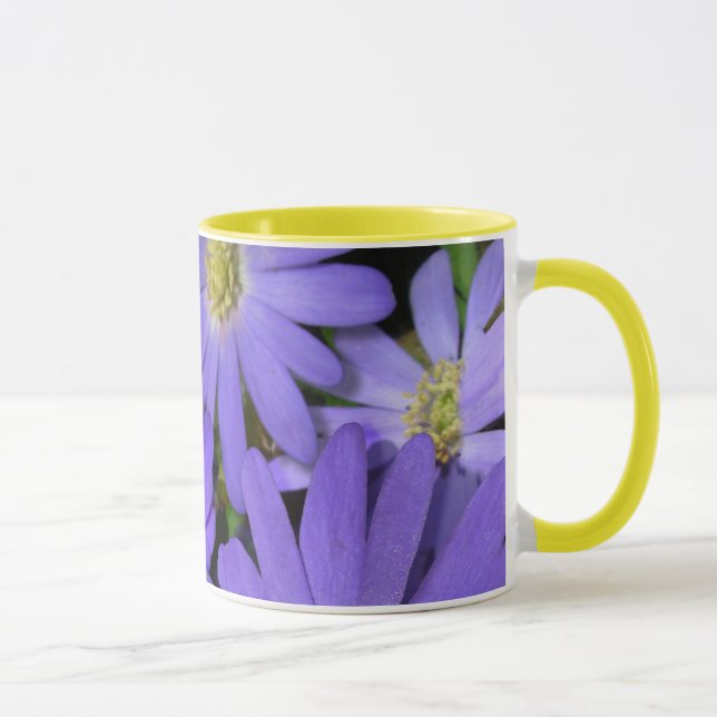 Blue Flowers Tasse Kaffee Cup Blue Daisies Cup (Rechts)