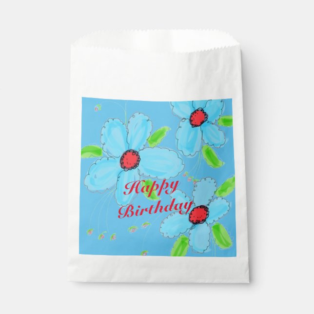 Blue Flows Gast Bag Geschenktütchen (Vorderseite)