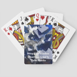 Blue Fluorit Crystal Spielkarten