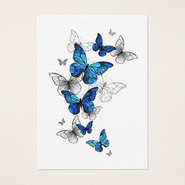 Blue Flying Butterflies Morpho (Vorderseite)