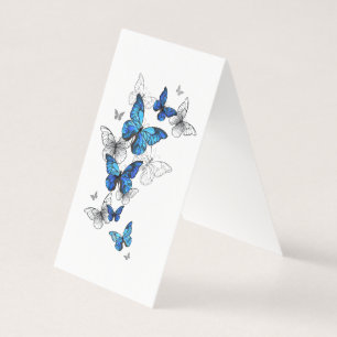 Blue Flying Butterflies Morpho
