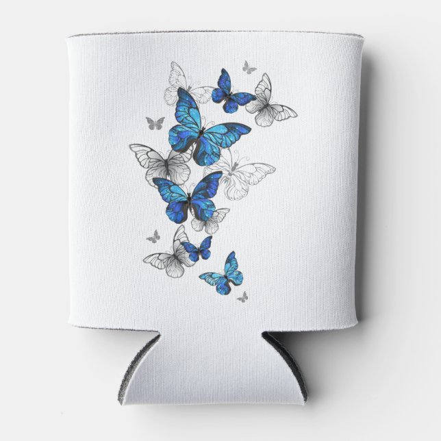 Blue Flying Butterflies Morpho Dosenkühler (Vorderseite)