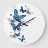 Blue Flying Butterflies Morpho