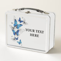 Blue Flying Butterflies Morpho