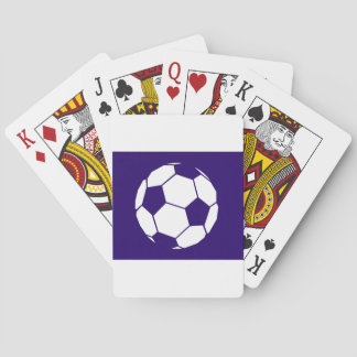 Blue Football Design Spielkarten