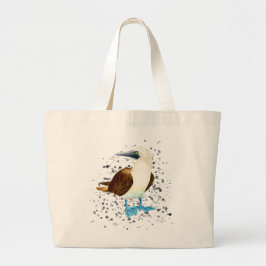 Blue Footed Bird Bobbie Tote Bag Jumbo Stoffbeutel