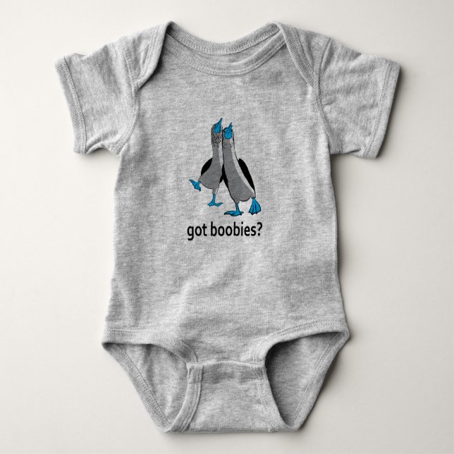 Blue Footed Boobie Baby Strampler (Vorderseite)