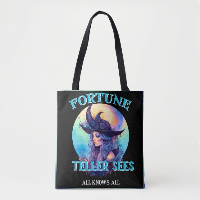 Blue Fortune Teller _ Halloween Tasche (Vorderseite)