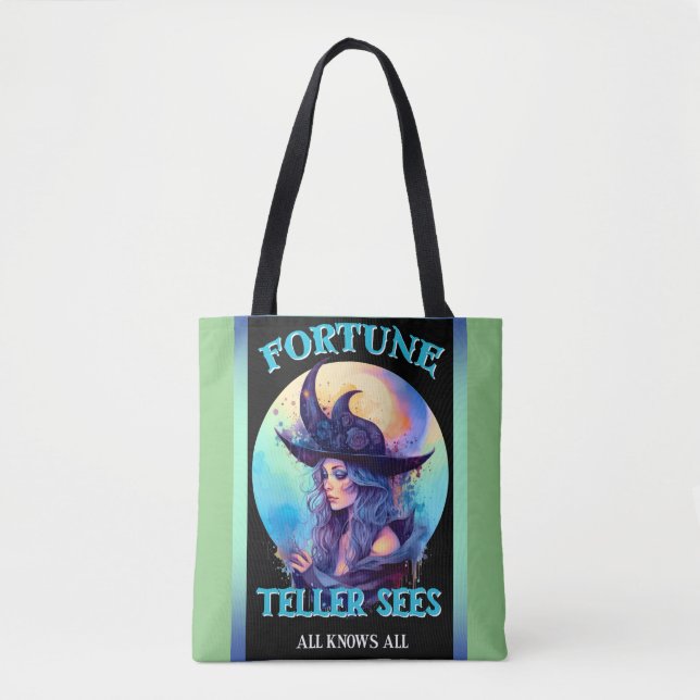 Blue Fortune Teller _ Halloween Tasche (Vorderseite)