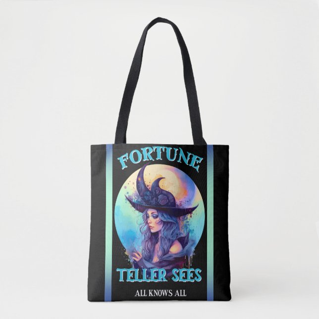 Blue Fortune Teller _ Halloween Tasche (Vorderseite)