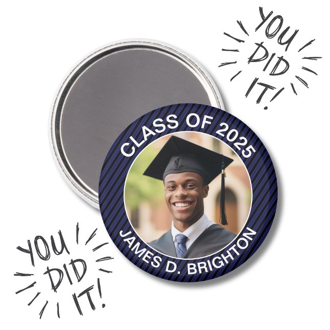 Blue Foto Abschluss Magnet (Von Creator hochgeladen)