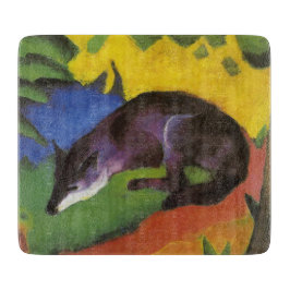Blue Fox (von Franz Marc) Schneidebrett