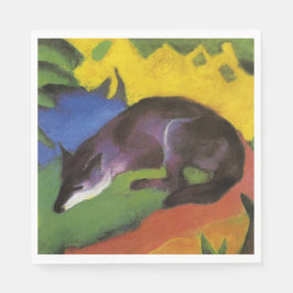Blue Fox (von Franz Marc) Serviette