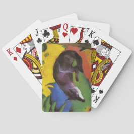Blue Fox (von Franz Marc) Spielkarten